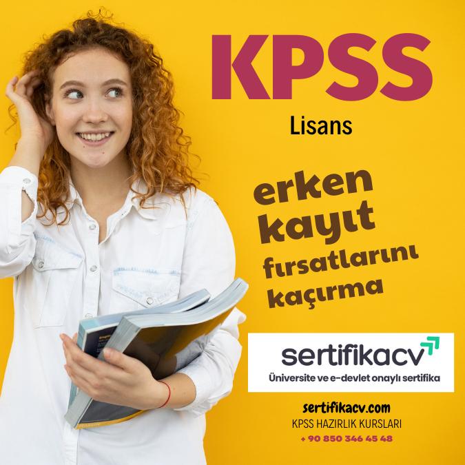 KPSS Hazırlık  (Genel Yetenek-Genel Kültür Lisans) Programı